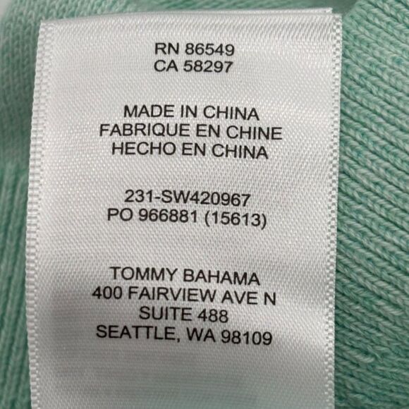 Women's Disney Tommy Bahama Minnie Mouse 3/4 Sleeve Sweater, Size S-NWT - Picture 7 of 8